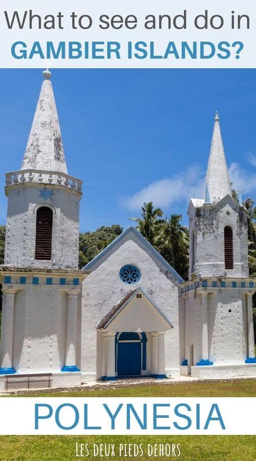 The Gambiers in French Polynesia gambier archipelago