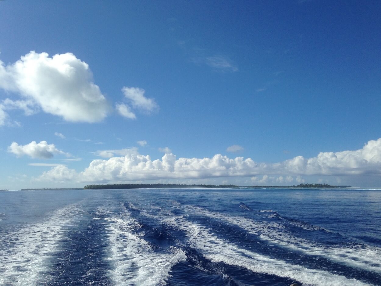 catamaran sur tetiaroa en polynésie française