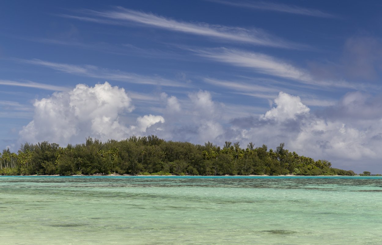 laguna en Moorea laguna en Moorea
