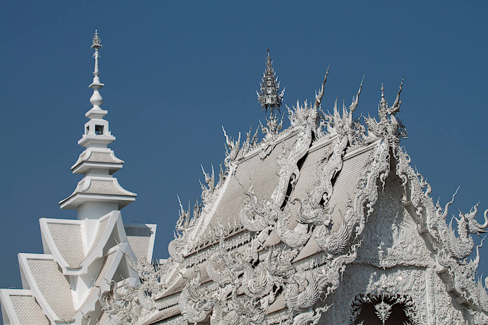 où partir en Thaïlande : le temple blanc de chiang rai