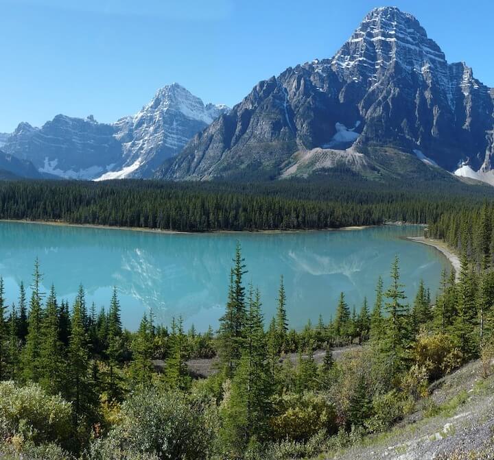 Paysage du parc national de Banff au Canada