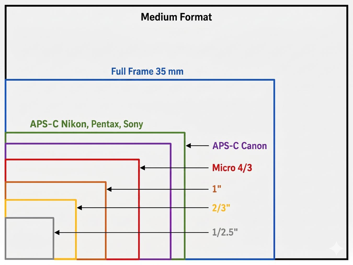 sensor size sensor size
