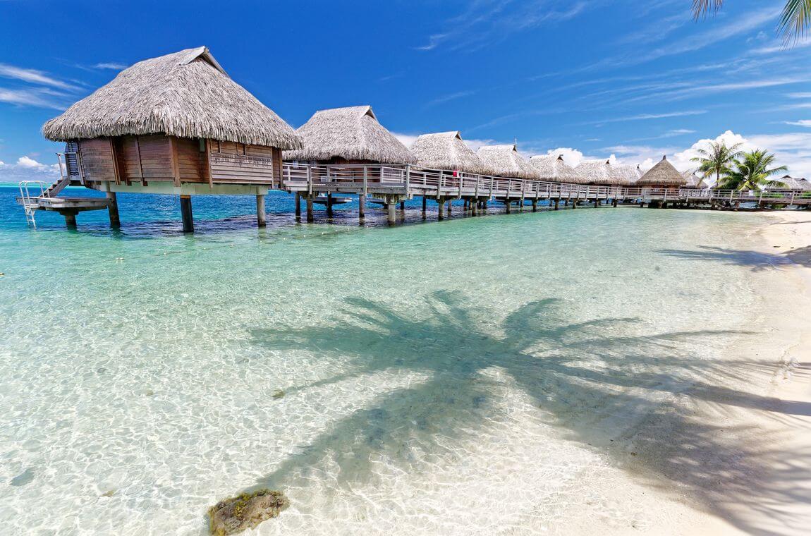 underwater bungalow in moorea, manava resort