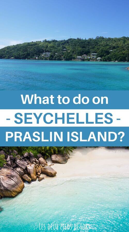 The island of Praslin in the Seychelles Praslin - seychelles island