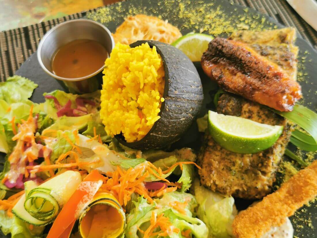 Caribbean meal Caribbean meal