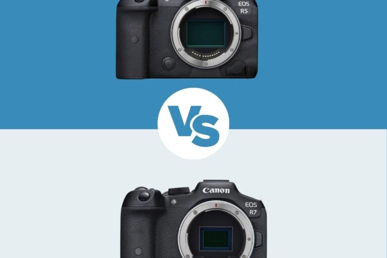 Canon R5 vs Canon R7 Canon R5 vs Canon R7 comparatif