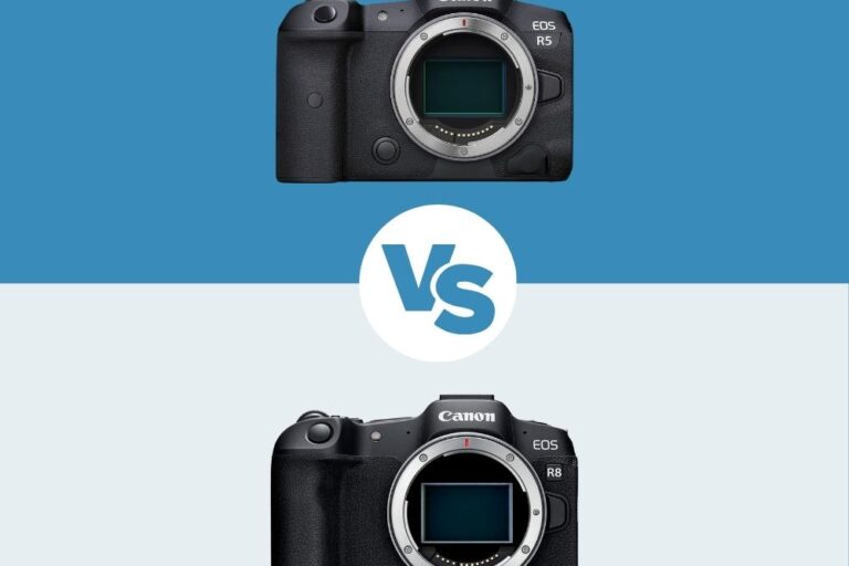 Canon R5 vs Canon R8 Canon R5 vs Canon R8 le comparatif