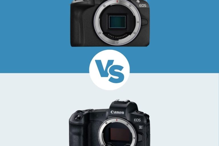 Canon R50 vs Canon R Canon R50 vs Canon R le comparatif