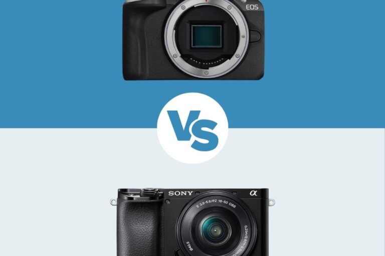 Canon R50 vs Sony a6100 Canon R50 vs Sony a6100 le comparatif