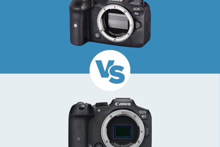 Canon R6 vs Canon R7 Canon R6 vs Canon R7 le comparatif