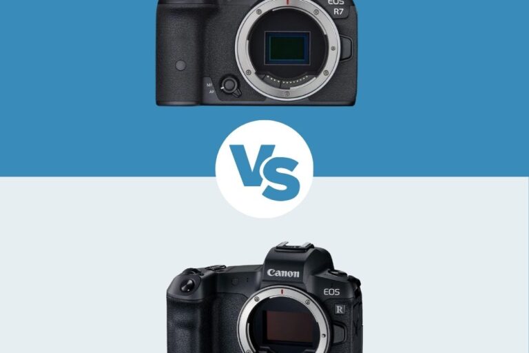 Canon R7 vs Canon R Canon R7 vs Canon R le comparatif