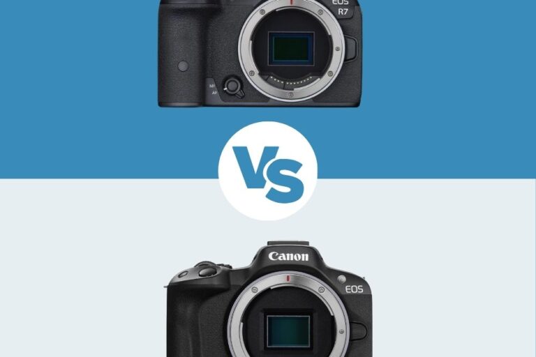 Canon R7 vs Canon R50 Canon R7 vs Canon R50 comparatif
