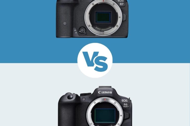 Canon R7 vs Canon R6 Mark II Canon R7 vs Canon R6 Mark II comparatif