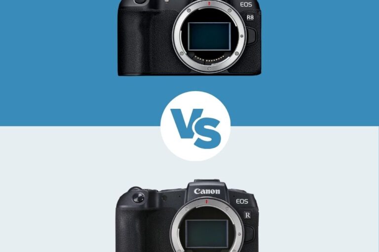 Canon R8 vs Canon RP Canon R8 vs Canon RP le comparatif