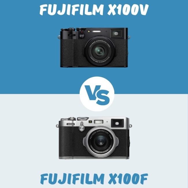 Fujifilm X100V vs Fujifilm X100f comparison