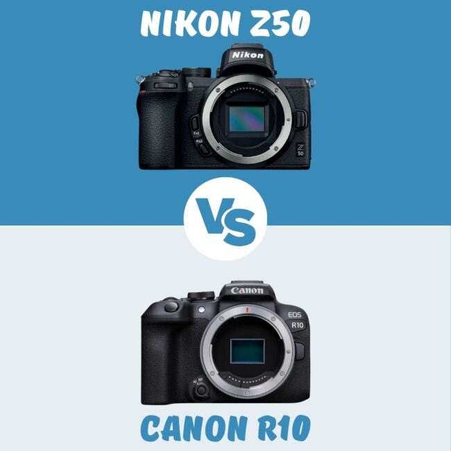 Nikon Z50 vs Canon R10 comparison