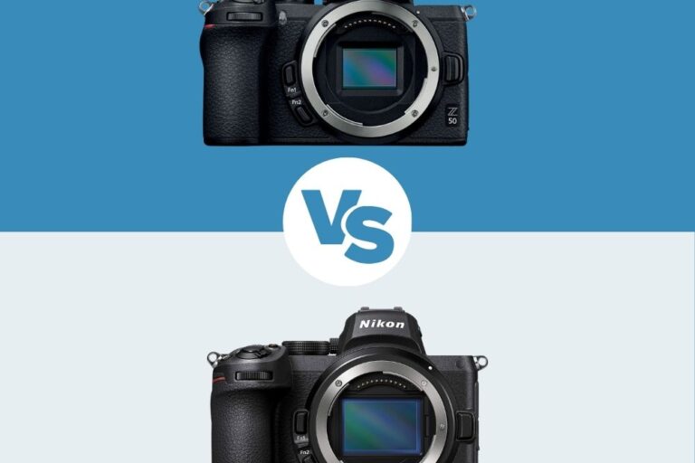 Nikon Z50 vs Nikon Z5 Nikon Z50 vs Nikon Z5 comparatif