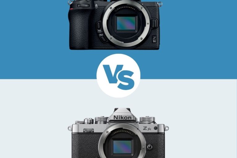 Nikon Z50 vs Nikon Zfc Nikon Z50 vs Nikon Zfc comparatif