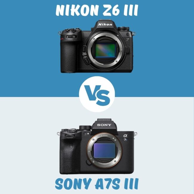 Nikon Z6 III vs Sony A7S III comparatif