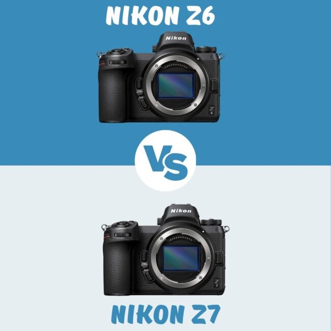 Nikon Z6 vs Nikon Z7 comparison
