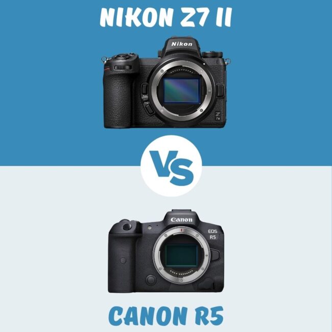 Nikon Z7 II vs Canon R5 le comparatif
