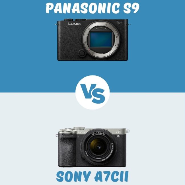 Panasonic S9 vs Sony A7cii comparaison