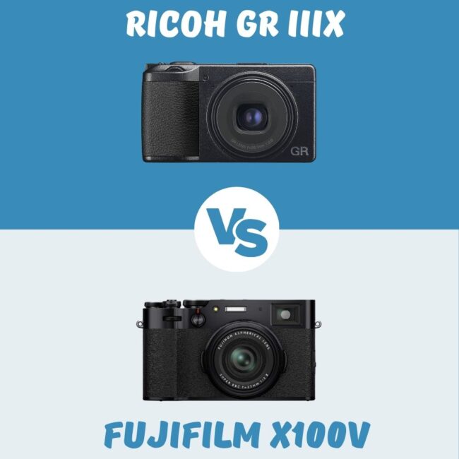 Ricoh GR IIIx vs Fujifilm X100V comparatif