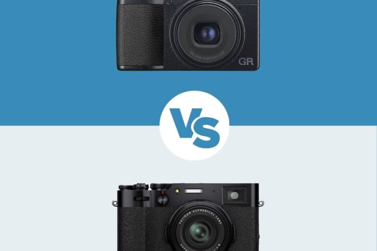 Ricoh GR IIIx vs Fujifilm X100V Ricoh GR IIIx vs Fujifilm X100V comparatif