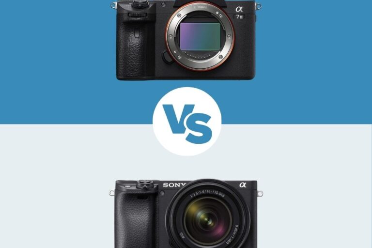 Sony A7 III vs Sony a6400 Sony A7 III vs Sony a6400 le comparatif