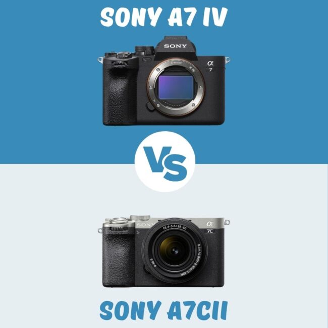 Sony A7 IV vs Sony A7cii le comparatif