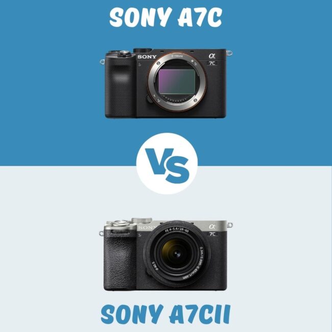 Sony A7c vs Sony A7cii comparison