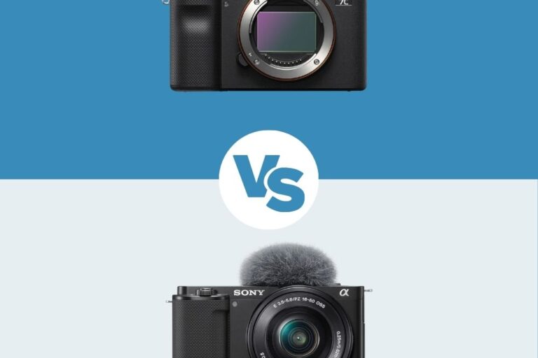 Sony A7c vs Sony ZV-E10 Sony A7c vs Sony ZV-E10 comparatif
