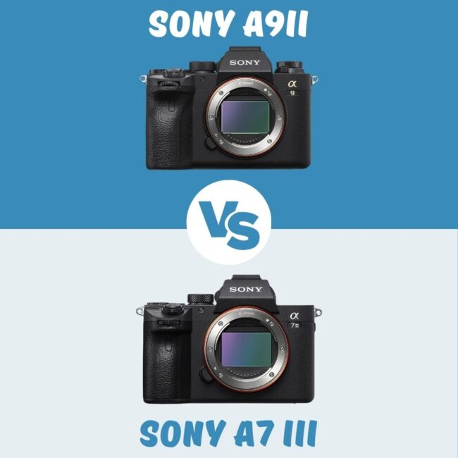 Sony A9ii vs Sony A7 III le comparatif