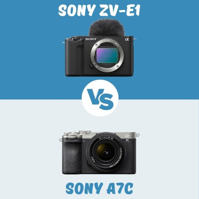 Sony ZV-E1 vs Sony A7c vergleich