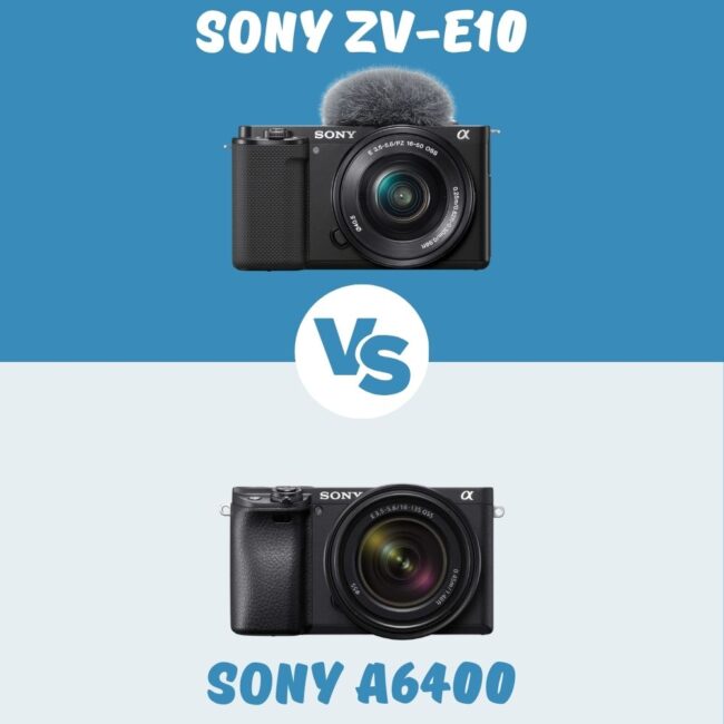 Sony a6400 vs Sony ZV-E10 comparison