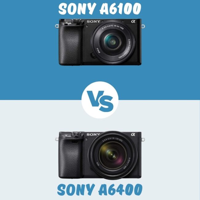 Sony a6400 vs Sony a6100 comparison