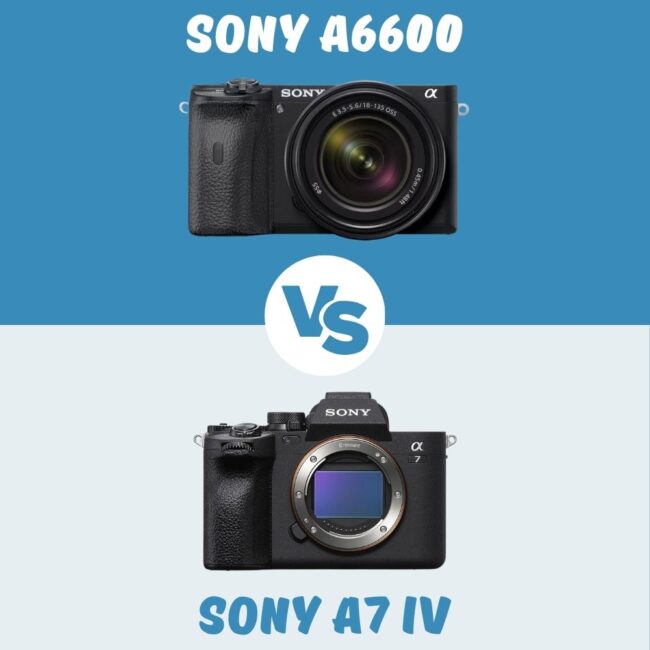 Sony a6600 vs Sony A7 IV vergleich