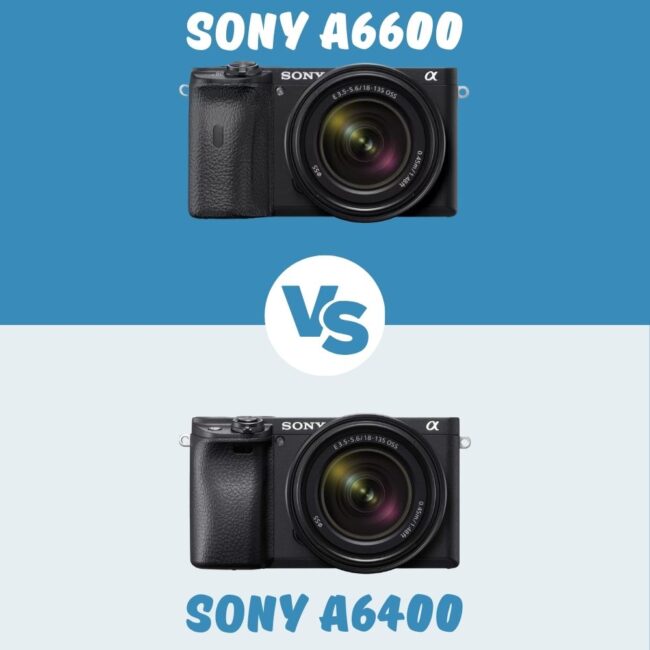 Sony a6600 vs Sony a6400 comparison