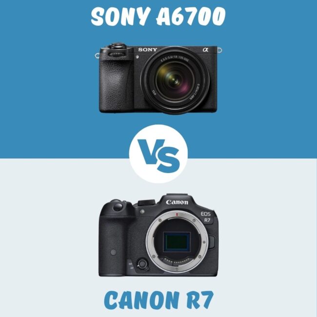 Sony a6700 vs Canon R7 vergleich