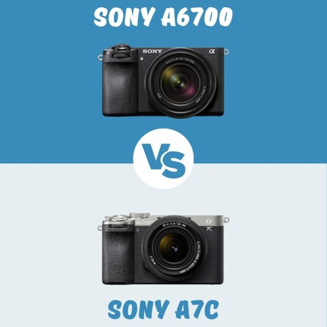 Sony a6700 vs Sony A7c vergleich