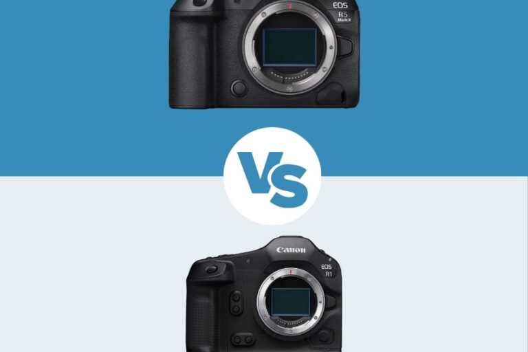 Canon R5 Mark II vs Canon R1 Canon R5 Mark II vs Canon R1 comparatif