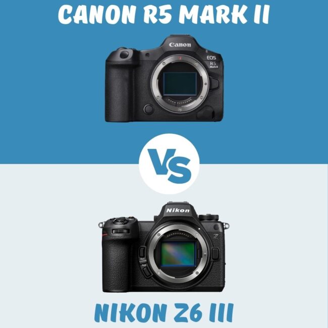 Canon R5 Mark II vs Nikon Z6 III comparison