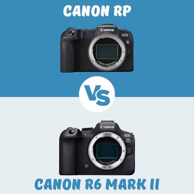 Canon RP vs Canon R6 Mark II comparison