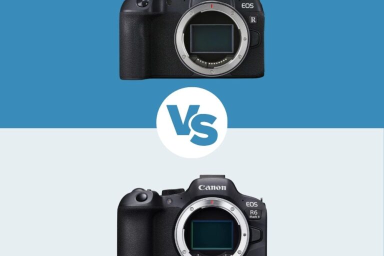 Canon RP vs Canon R6 Mark II Canon RP vs Canon R6 Mark II comparatif