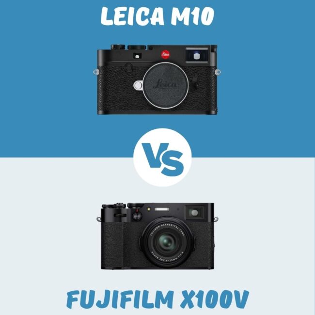 Leica M10 vs Fujifilm X100V comparatif