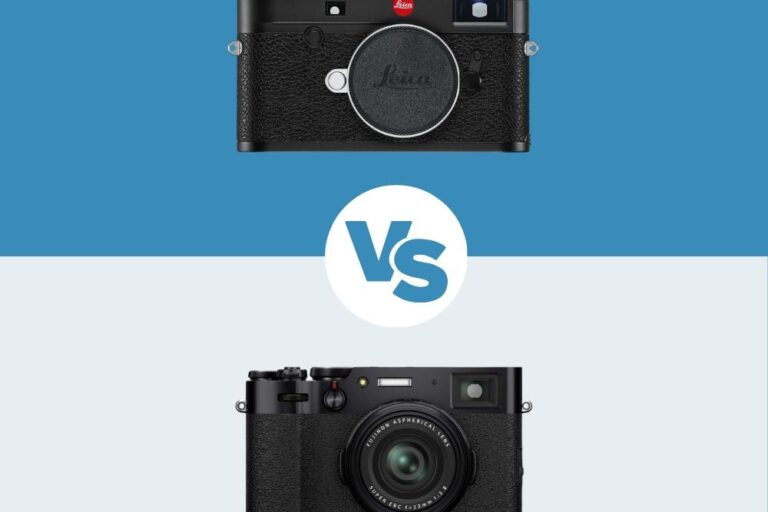 Leica M10 vs Fujifilm X100V Leica M10 vs Fujifilm X100V comparatif
