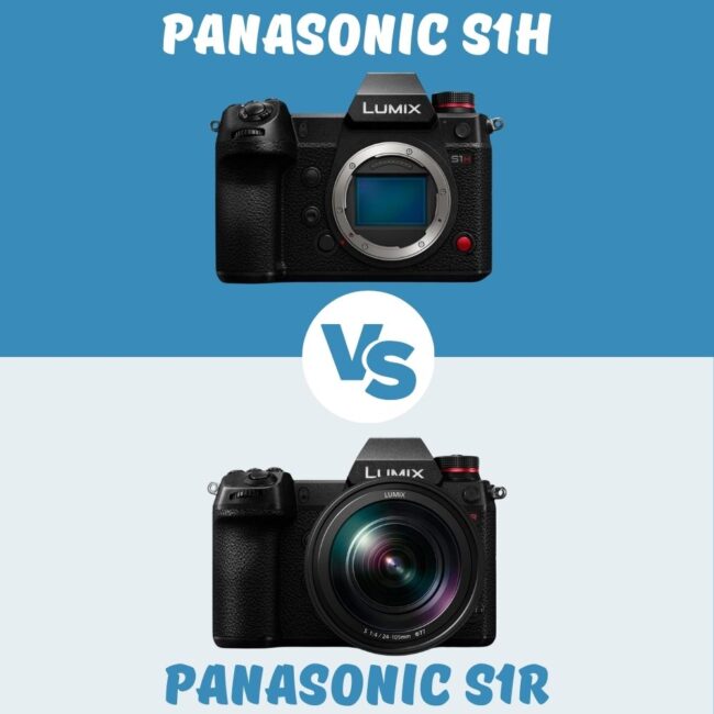 Panasonic S1H vs Panasonic S1R vergleich
