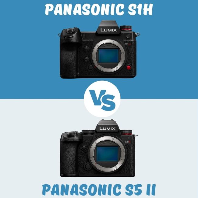 Panasonic S1H vs Panasonic S5 II vergleich