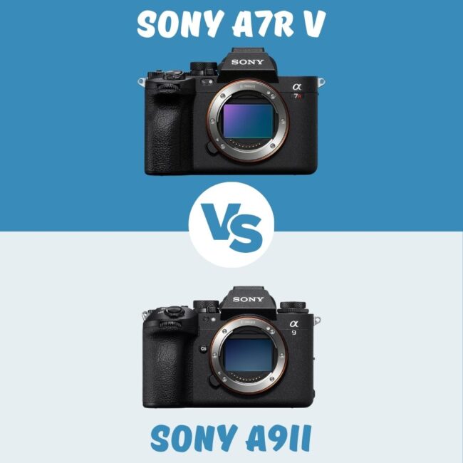 Sony A7R V vs Sony A9ii comparatif