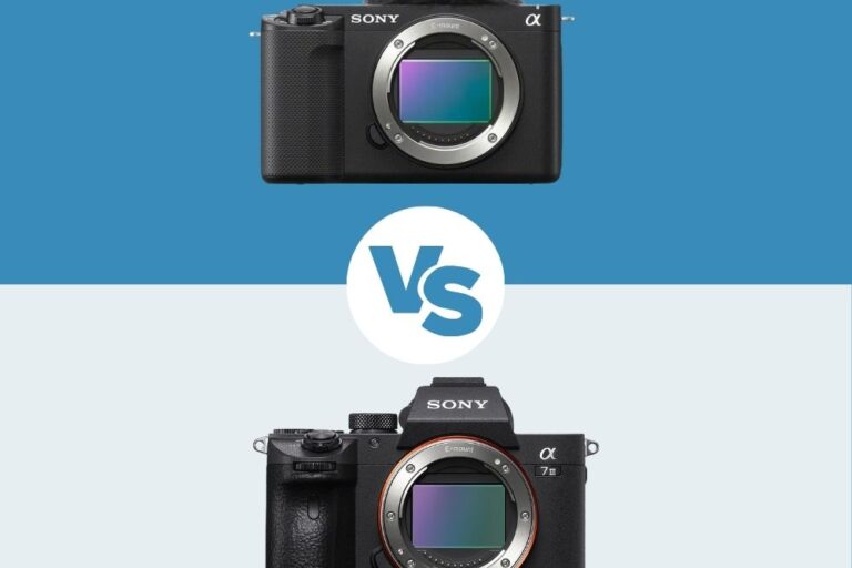 Sony ZV-E1 vs Sony A7 III Sony ZV-E1 vs Sony A7 III comparatif
